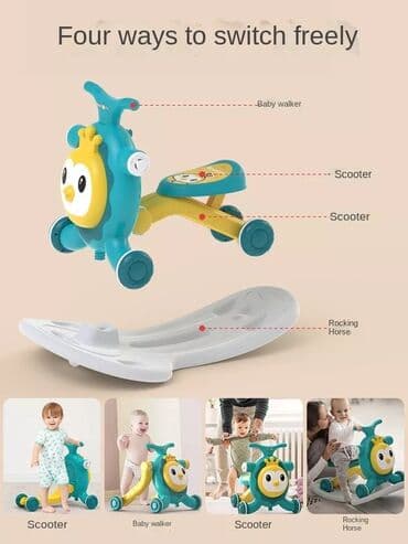 детская лошадка качалка купить: Многофункциональный -музыкальный ходунок-толкач 4в1 ходунок-толкач — 3