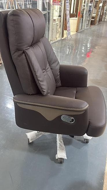 пневма сиденье: Офисное кресло, С колесиками, цвет - Коричневый, Экокожа — 2