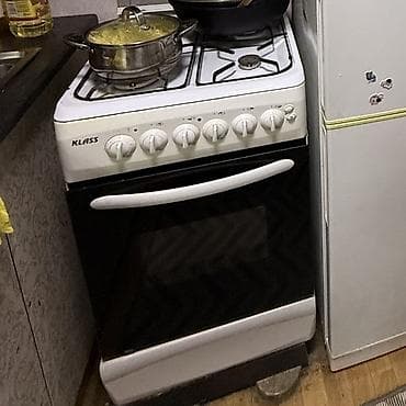 купить аккаунт в фри фаер: Газовая печь, Klass, Б/у, Напольная, цвет - Белый, Полная оплата — 1