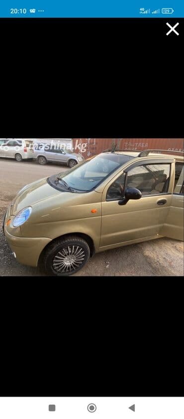 машина матиз ош: Daewoo Matiz: 2007 г., 0.8 л, Механика, Бензин, Хетчбек — 3