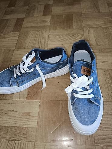 джинсовые кроссовки: Мужские кроссовки, 44, 45, Новый, цвет - Синий, Самовывоз — 3