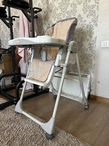 justin: Детский стульчик для кормления JUSTIN. - Конструкция на колесиках с — 2