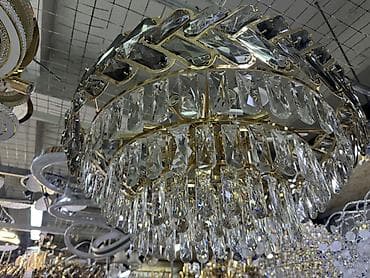 куплю хрусталь: Кристальная подвесная люстра в современном классическом стиле — 1