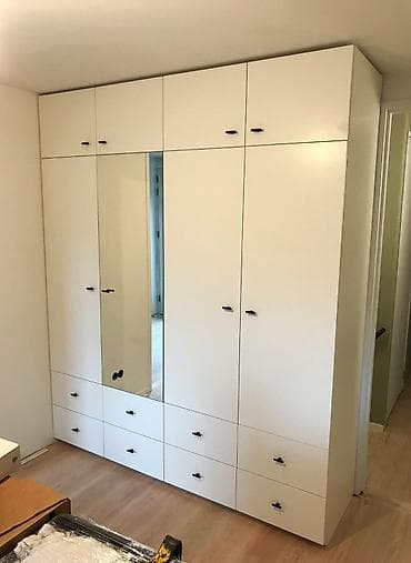 Шкафтар: Буйрутма эмеректер, Конок бөлмөсү, Ашкана гарнитурасы, Шкаф, Керебет — 4