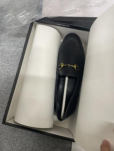 Мокасины и лоферы: Лоферы, 36, Gucci, Новый, цвет - Черный — 1