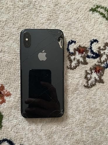 iohone x: IPhone X, Б/у, 64 ГБ, Черный, 74 % — 5