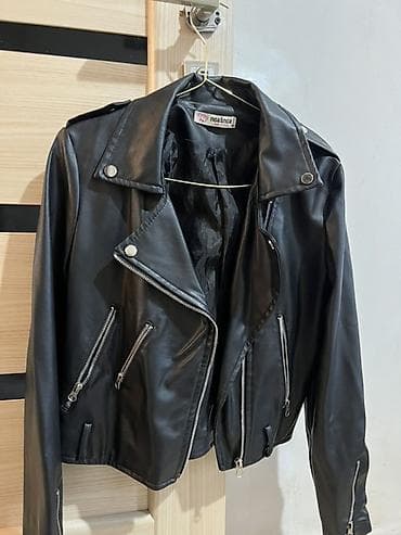 черная шорта кожа: Косуха женская из экокожи, черная Покупали в турции,ни разу носили — 2