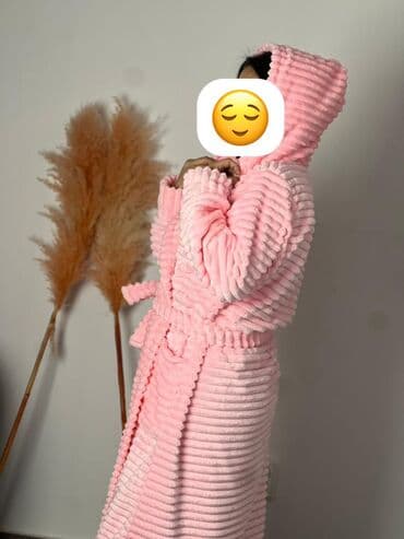 Халат, Пенка, Китай, В полоску, L, XL, 2XL