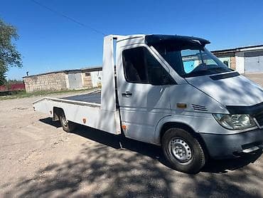 поддон спринтер: Эвакуатор, Mercedes-Benz, 2004 г., Прямая — 2