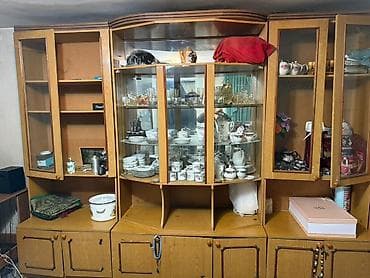 Гарнитур для зала, Шкаф, Дерево at lalafo.kg Гарнитур для зала, Шкаф, Дерево