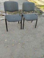 Офисные шкафы: Офисный стул, Б/у, цвет - Серый, Железо — 1