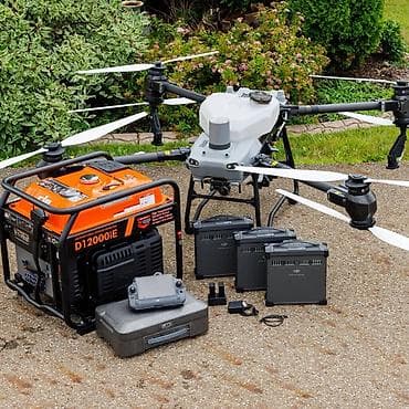 бесшумные генераторы: Агродрон DJI Agras T 50 с комплектом для автономной работы — 1