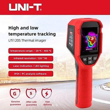 сантехник с тепловизором: Тепловизор UNIT UTi120S Цифровой инфракрасный тепловизор UNIT — 4