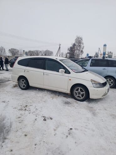 купить фуру с прицепом бу: Honda Stream: 2002 г., 1.7 л, Автомат, Бензин, Минивэн — 1
