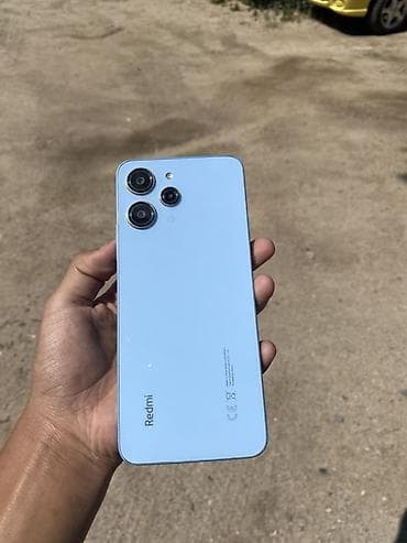 poco pad: Redmi, Redmi 12, Б/у, 128 ГБ, цвет - Голубой, 2 SIM — 1
