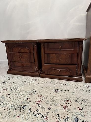 Комплекты мягкой мебели: Классический спальный гарнитур в стиле неоклассика, тёмный орех — 6