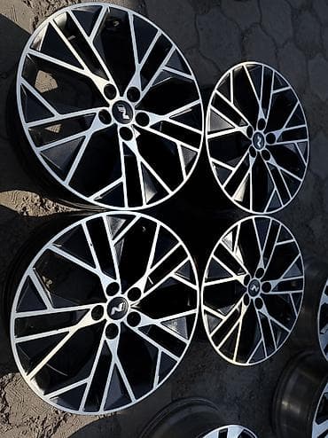 Литые Диски R 19 Hyundai, Комплект, отверстий - 5, Б/у — 5