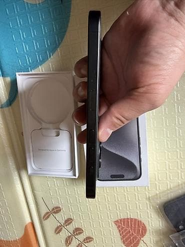 15 айфон бу: IPhone 15 Pro, Б/у, 256 ГБ, Black Titanium, Коробка, 79 % — 2
