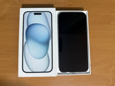 телефон 9а: IPhone 15 Plus, 128 ГБ, Blue Titanium, Защитное стекло, Чехол, Коробка — 2