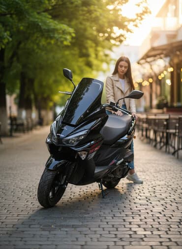 мотоциклы электронные: Экспертиза есть Айфон 14 выше Спортивный скутер/мото-скутер в чёрном — 2