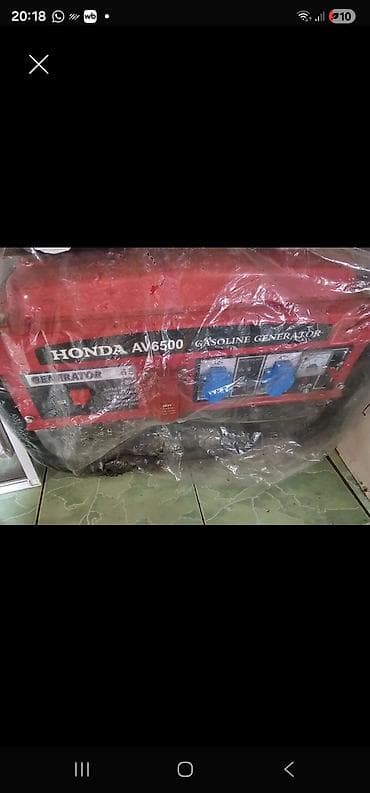 мото зарядка: Бензиновый генератор Honda AV6500 - Тип: переносной бензогенератор - — 1