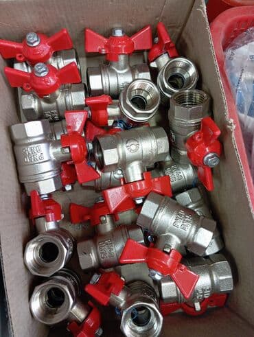 утюги сантехника: Шаровой кран, Материал: Металл — 2