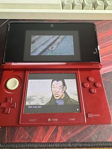 нинтендо: Old Nintendo 3DS (red metallic), идеальное состояние, родной кузов — 7