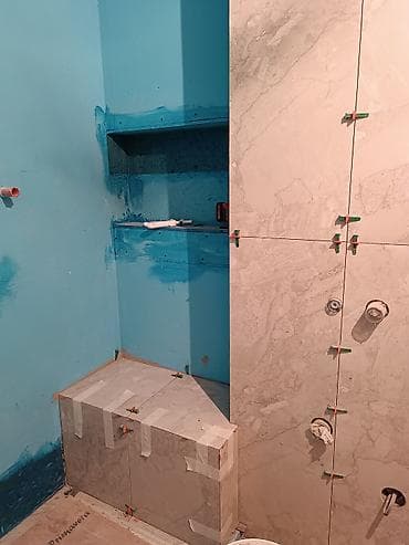 iskender kg: Фартук на кухне, Подготовка стен для укладки, Подготовка стен для грунтовки | Керамогранитая плитка | Вертикальная укладка, Диагональная укладка, Горизонтальная укладка Больше 6 лет опыта — 6