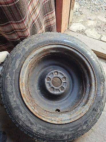 насос шины: Колеса в сборе R 16, Лето, Б/у, Запаска, Легковые, Железные, отверстий - 5 — 2