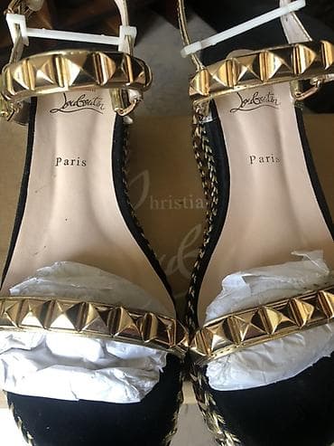 Сандалдар жана шлепкалар: Женские сандалии на платформе Christian Louboutin (Лобутены)- — 8