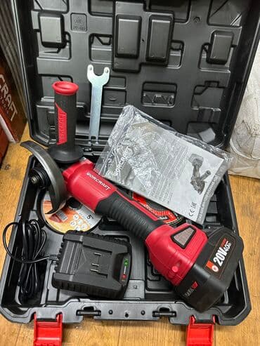 Болгарка WORCRAFT Аккумуляторный Оригинал at lalafo.kg Болгарка WORCRAFT Аккумуляторный Оригинал