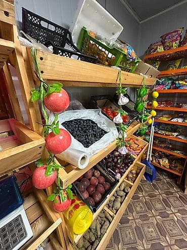 Полки для овощей: Деревянные стеллажи для овощей и фруктов - Профессиональные торговые — 10
