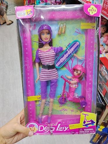 доч: Кукольный набор Defa Lucy “Skateboarding / Baby” - В комплекте: кукла — 1
