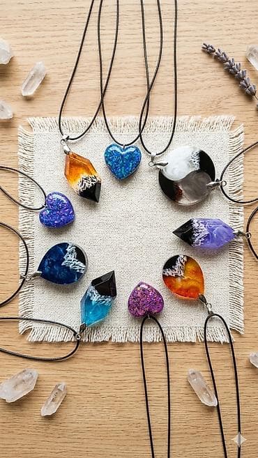 Кулон, Унисекс, Форма: Сердца