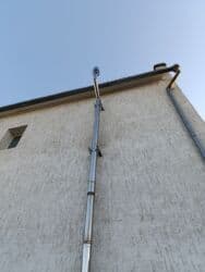 отопительные газовые котлы: Монтаж дымоходов на крыше и через дом Услуги по дымоходам для частных — 15