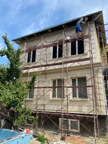 Фасадды жылуулоо, Фасад жасалгасы | Суюк травертин | Пенопласт, Пеноплекс, Базальт 6 жылдан ашык тажрыйба lalafo.kg да Фасадды жылуулоо, Фасад жасалгасы | Суюк травертин | Пенопласт, Пеноплекс, Базальт 6 жылдан ашык тажрыйба