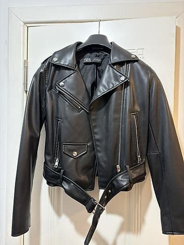 leather jacket: Кожаная куртка, Косуха, Экокожа, M — 1