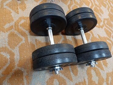 настольные теннисные ракетки: Разборные гантели, комплект из 2 шт. вес 11,5кг×2шт=23кг - Тип — 3