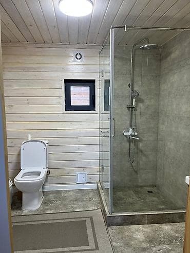 баня семений: А‑фрейм домик с панорамным остеклением - Планировка: два уровня. На — 8