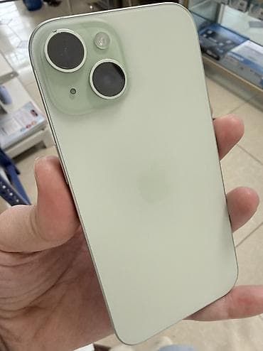 samsung s10e: IPhone 15, Б/у, 128 ГБ, Зеленый, Чехол, 86 % — 2