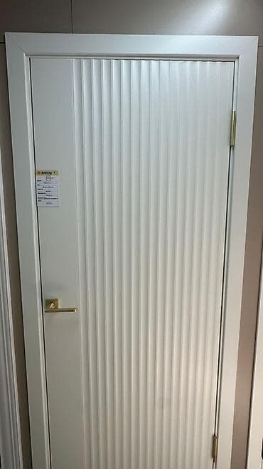 подсветка дверей: Межкомнатная дверь с вертикальным рельефом (ламели). - Полотно — 1