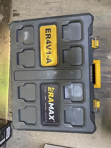 Набор аккумуляторного инструмента ERAMAX ER4V1-A в фирменном кейсе