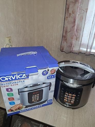 Техника жана электроника: Мультиварка ORVICA ORM-6208, 12 в 1, объем 6 л Особенности и функции — 3