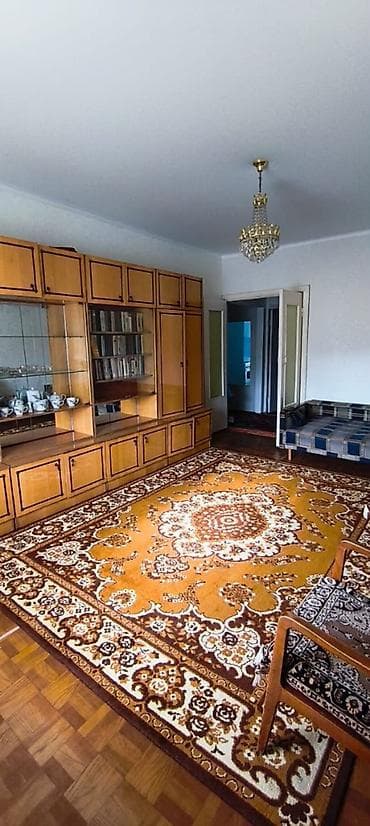 Квартиры: 2 комнаты, 44 м², Асанбай мкр 105 серия, 4 этаж, Косметический ремонт — 1