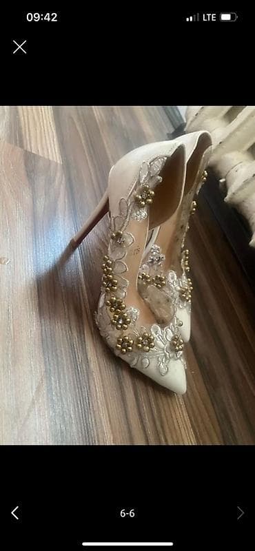 Туфли: Туфли, 36, Christian Louboutin, Новый, цвет - Белый — 3