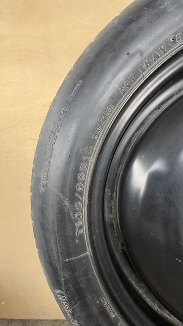 запаска шин: Дөңгөлөктөр монтажда 135 / R 16, Камдык, Жеңил унаалар, Темир, тешиктери - 4 — 1