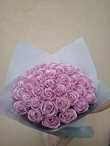 бука эт: Букет из атласных роз(51 роза) — 2