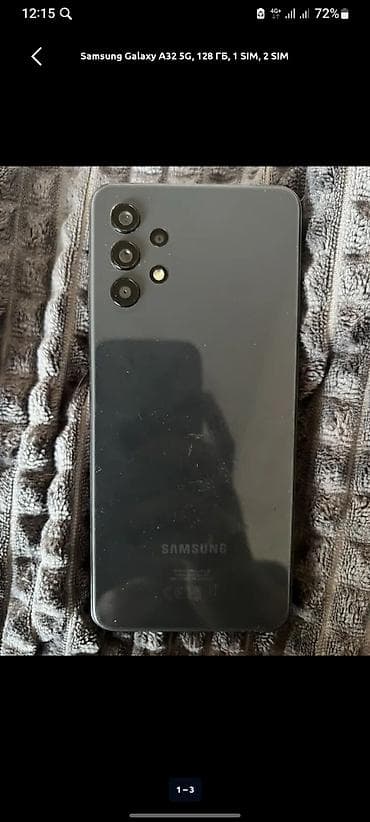 mi9 t: Samsung Galaxy A32 5G, Б/у, 128 ГБ, цвет - Серебристый, 1 SIM, 2 SIM — 2