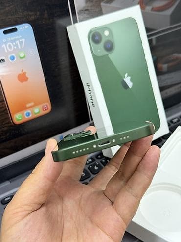 iphone за 0 руб: IPhone 13, Б/у, 128 ГБ, Зеленый, Коробка, 83 % — 4