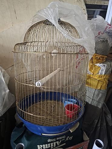 dog cage: Клетки для птиц (2 шт.) 1) Круглая - Форма: купольная, круглая - — 1